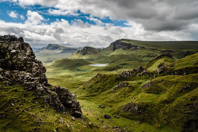 A magnificent view of Isle of Skye in Scotland.