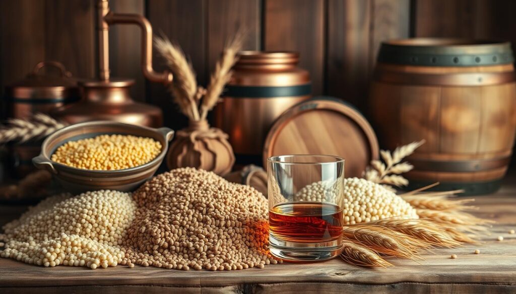 whiskey components and grain types