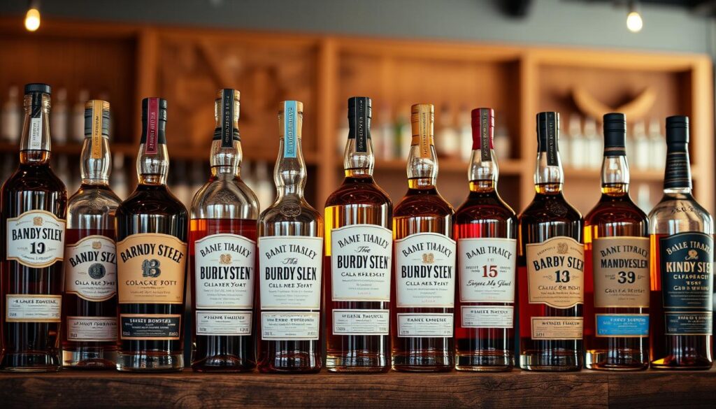 Allocated bourbon bottles