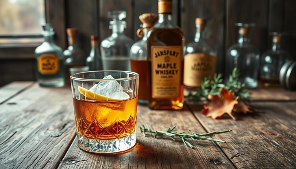Crafting your own maple whiskey cocktail Crafting your own maple whiskey cocktail