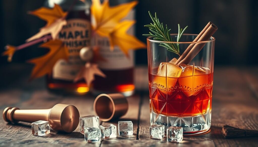 maple whiskey cocktail